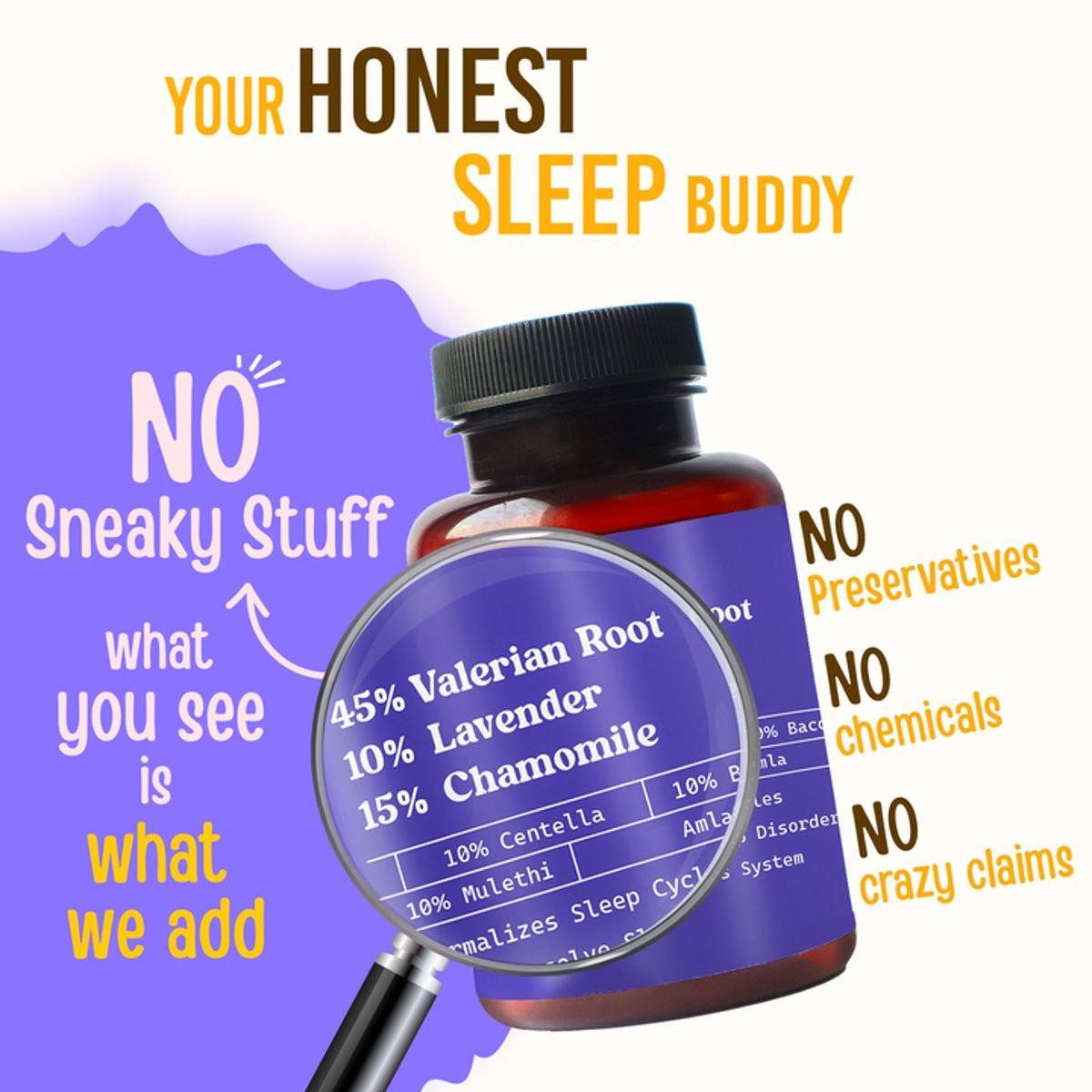 Wild Oak Melatonin Free Non Addictive Sleeping Pill
