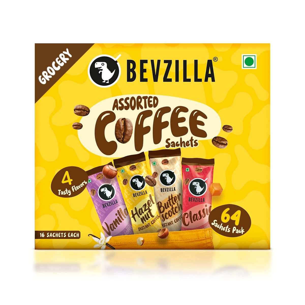 Bevzilla Assorted Medium Roast Organic Instant Coffee