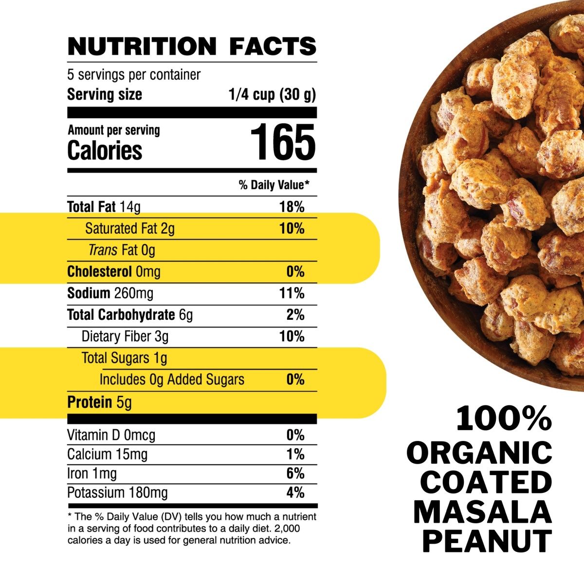 24 Mantra Organic Coated Masala Peanut