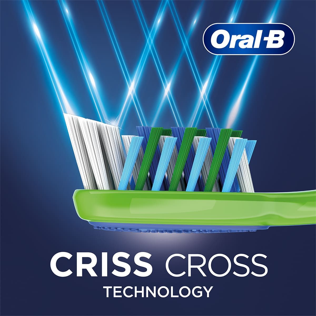 Oral-B Criss Cross of 4 Soft Toothbrushes 4 pc Combo