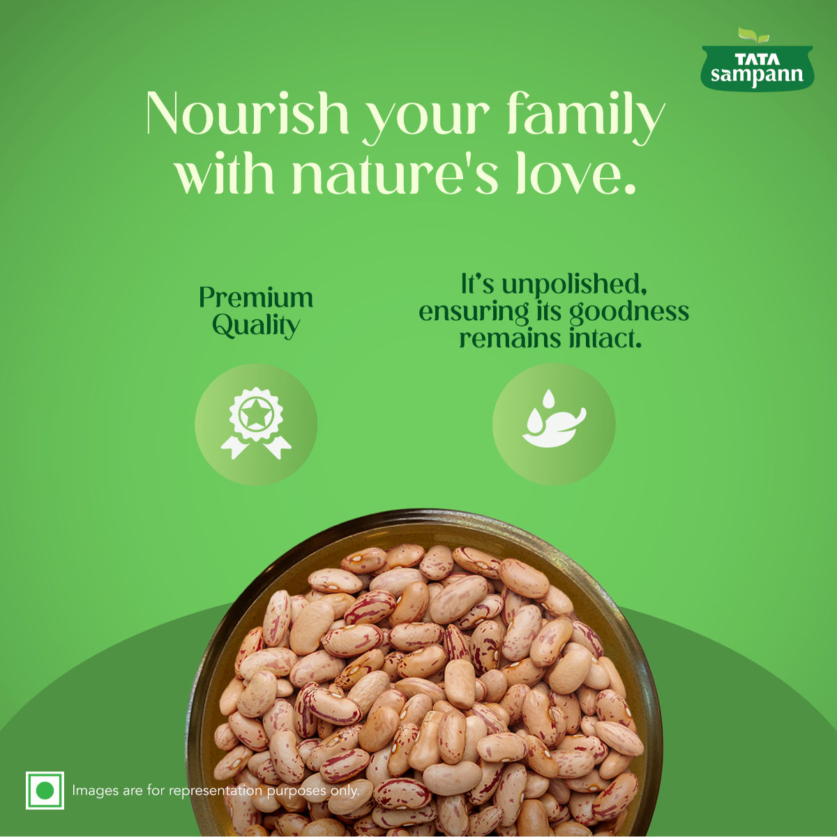 Tata Sampann Unpolished Rajma | Chitra