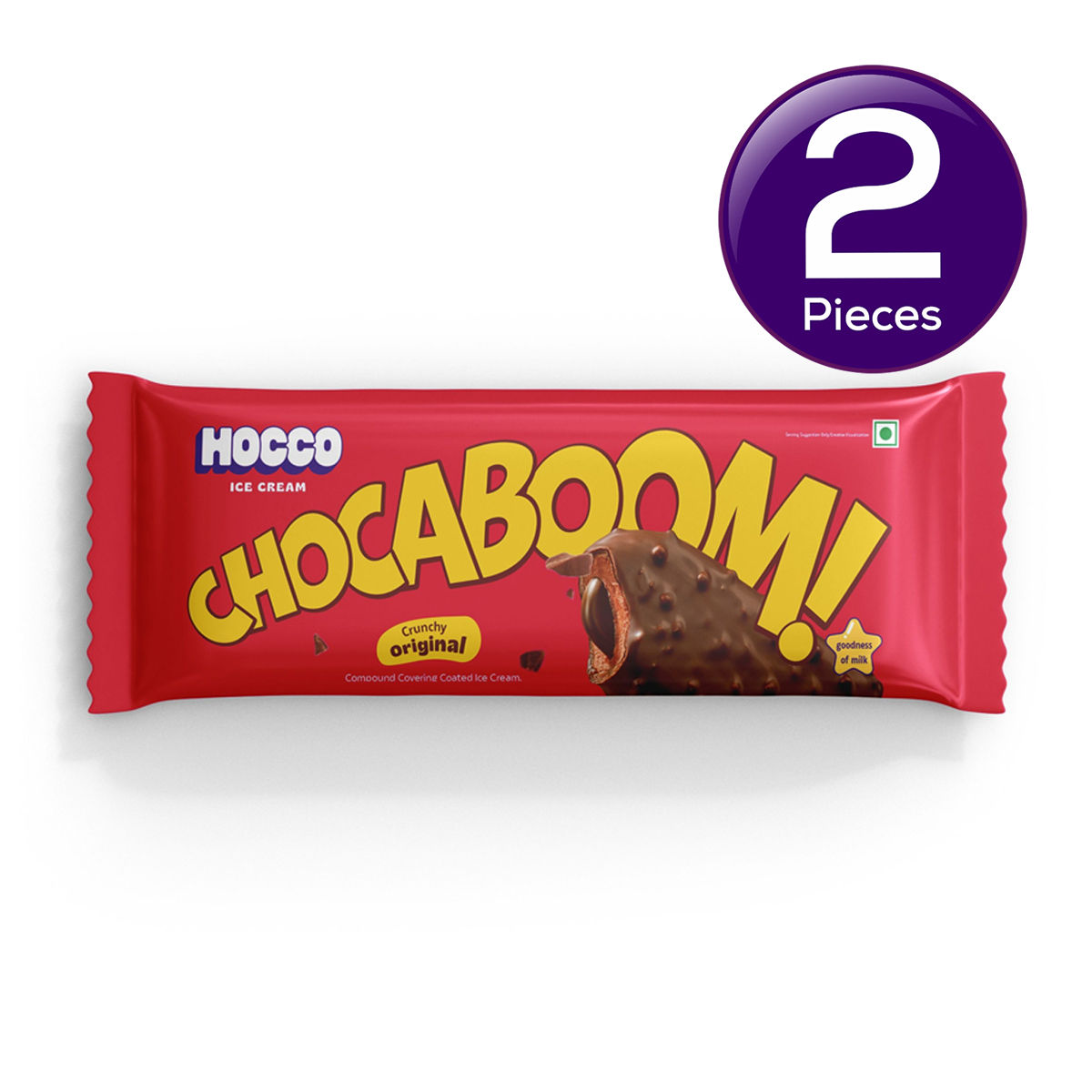 Hocco Chocaboom Bar Ice Cream Stick 80 ml Combo