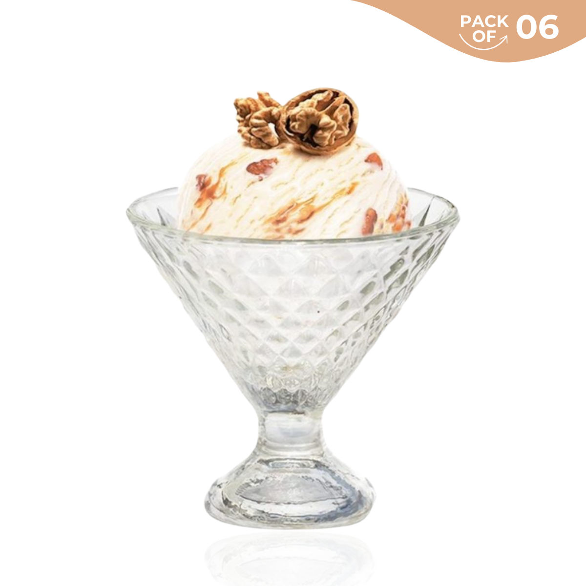 Yera Iceberg 100 ml 6 pcs Ice Cream Bowl Set