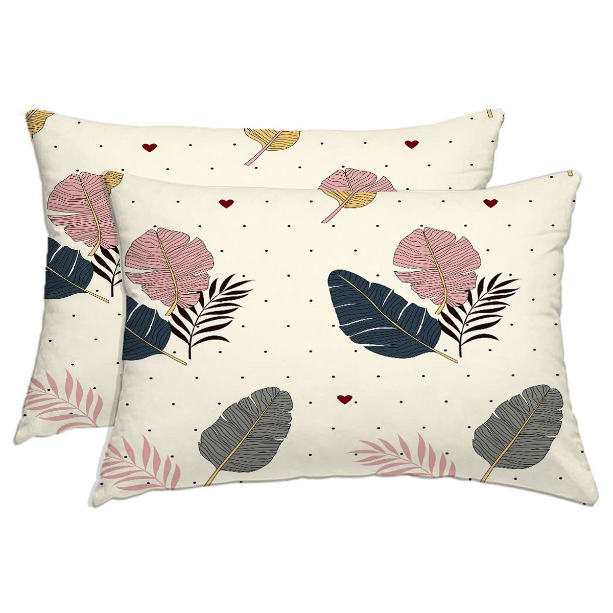 Elegant Weavers Printed Double Bedsheet with 2 Pillow Cover - Zade | 220cm x 240cm