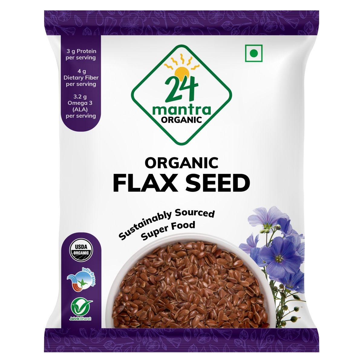 24 Mantra Organic Flax Seed