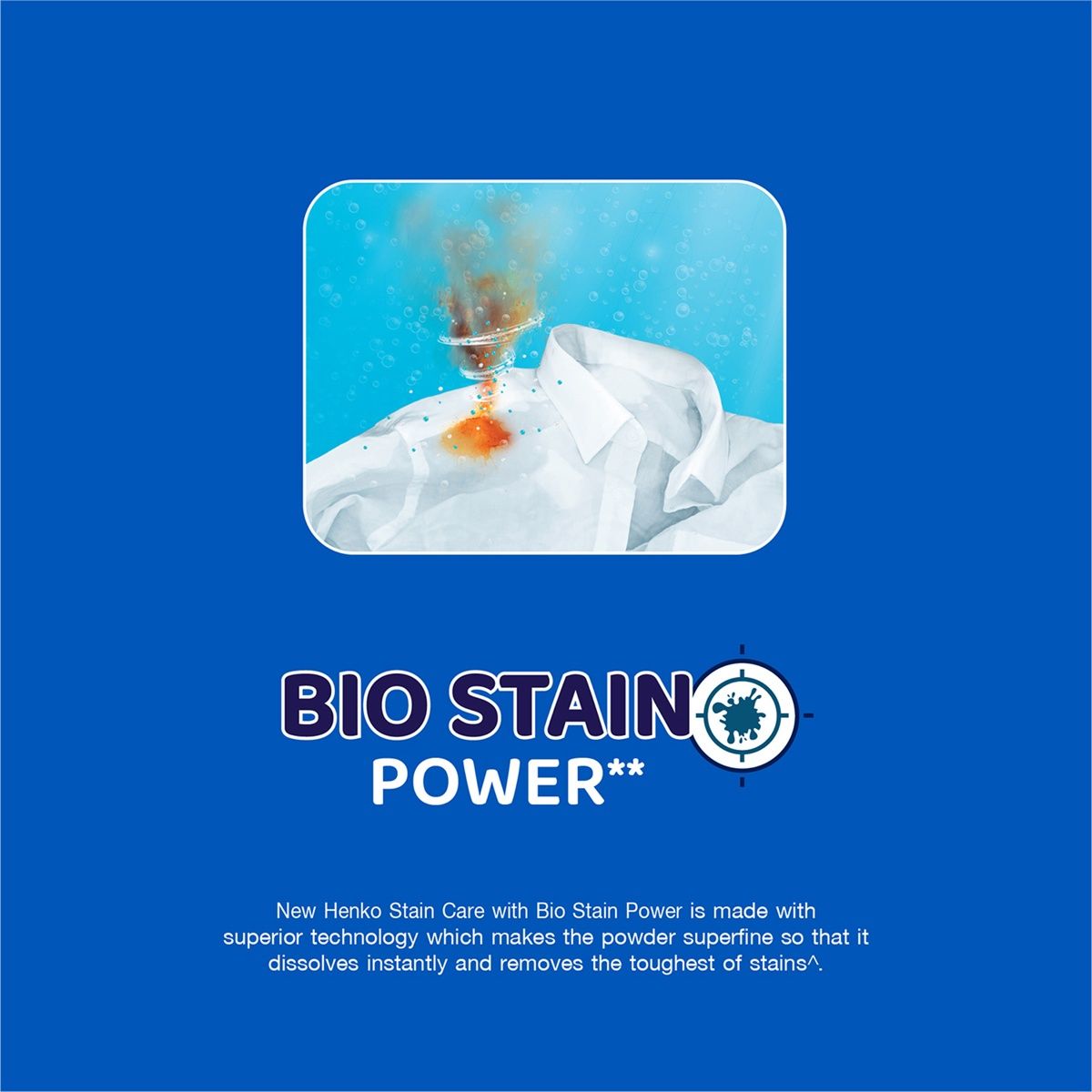 Henko Stain Care Laundry Detergent Powder For Bucket Wash | Top Load Machine