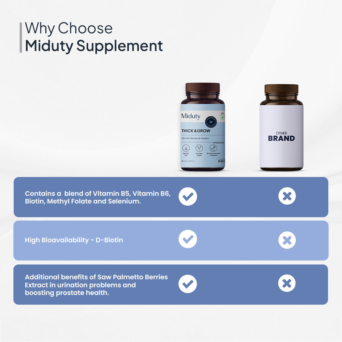 Miduty Thick And Grow Hairs Supplement