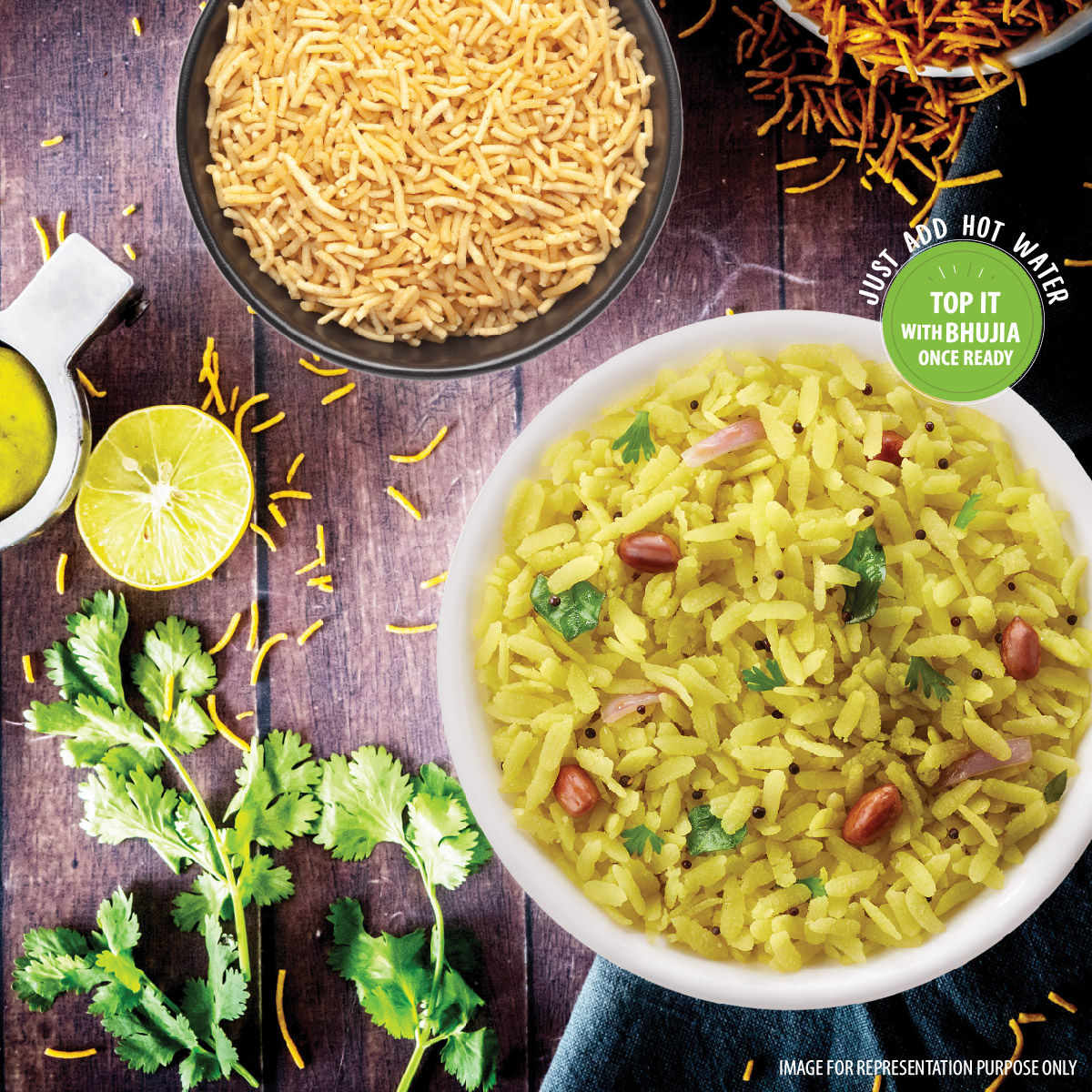 MOM Poha with Bhujia 80 g Combo