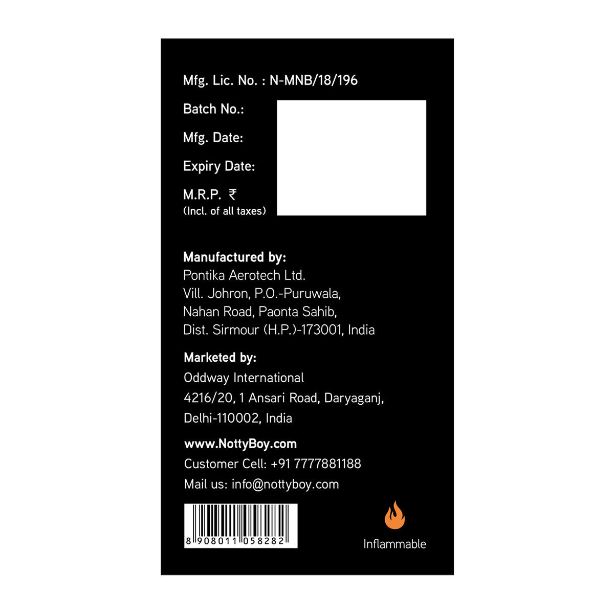 NottyBoy Delay Spray for Men