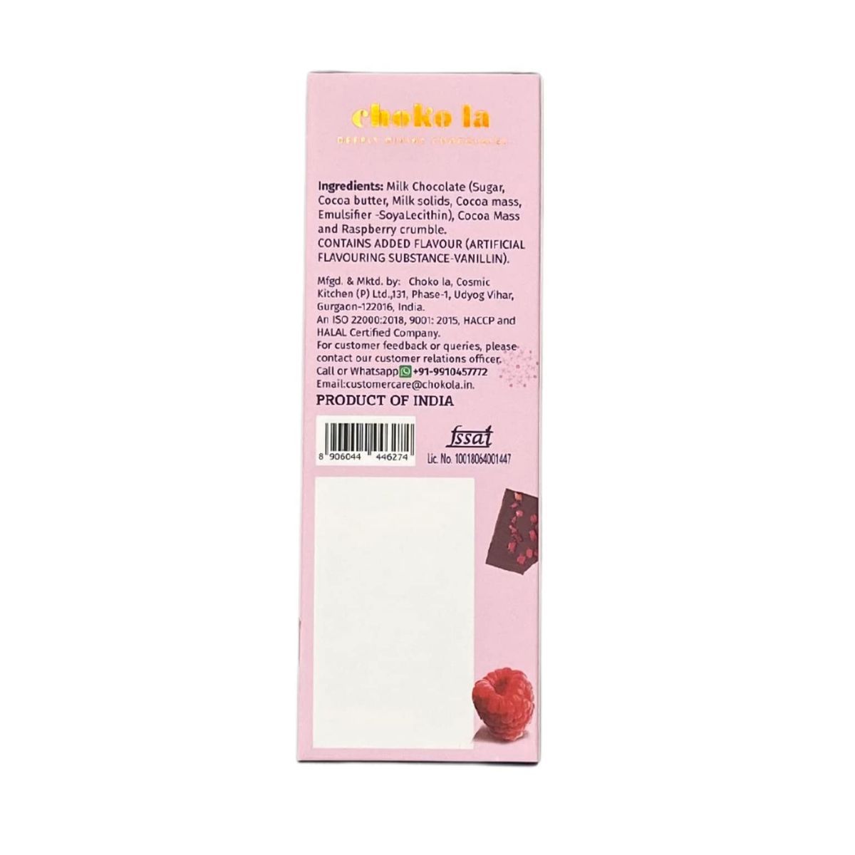 Chokola 45% Raspberry Chocolate Minis