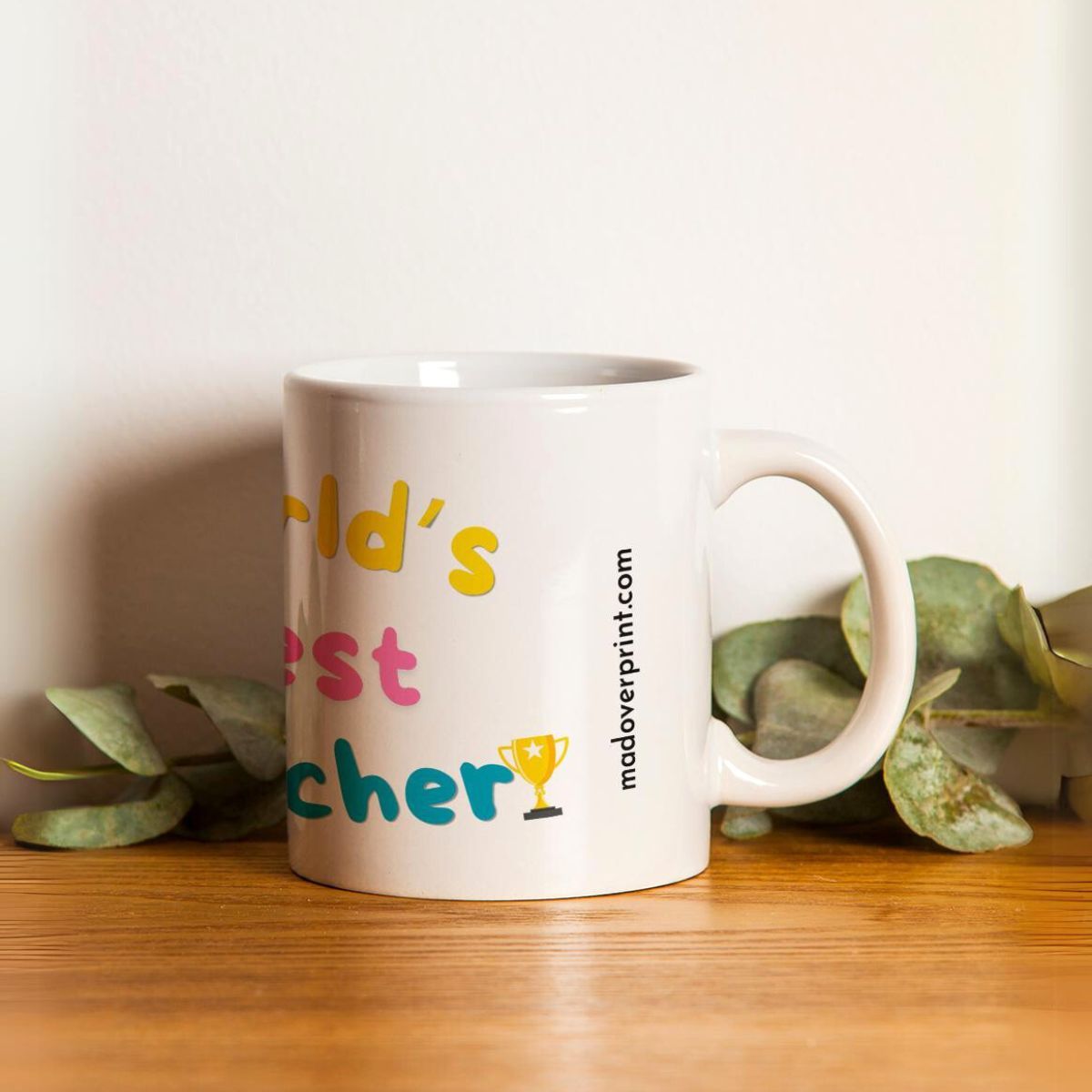 Mad Over Print Mother's Day Gifting World's Best Teacher Mug