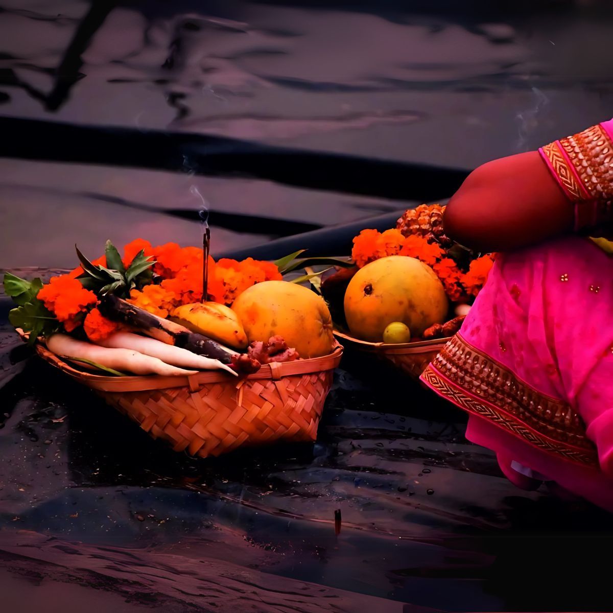 Divine Vibes Bamboo Sup for Chhath Puja