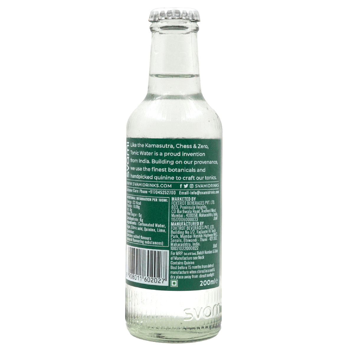 Svami Cucumber Tonic Water