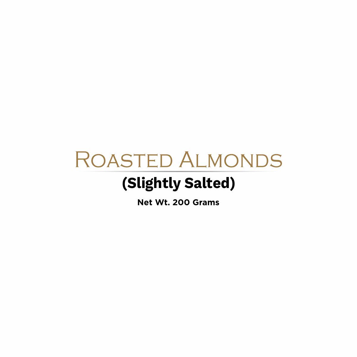 Nuts For Us Roasted Almonds (Slightly Salted) 
