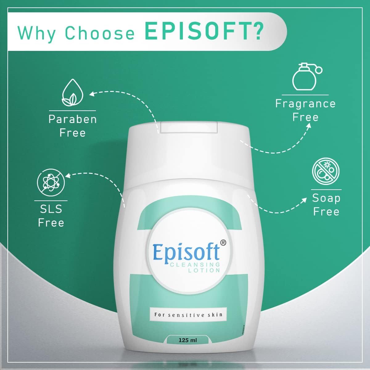 Glenmark Episoft Cleansing Lotion For Sensitive Skin Nil