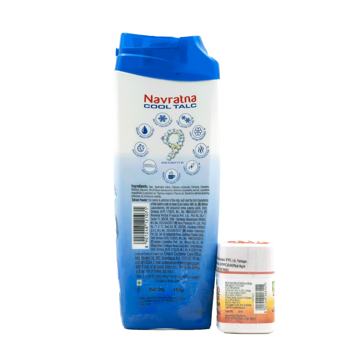 Navratna Cool Talc - Mint Fresh