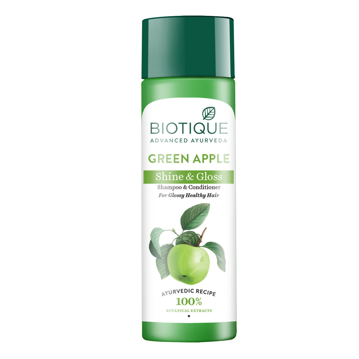 Biotique Green Apple Shine & Gloss Shampoo With Conditioner