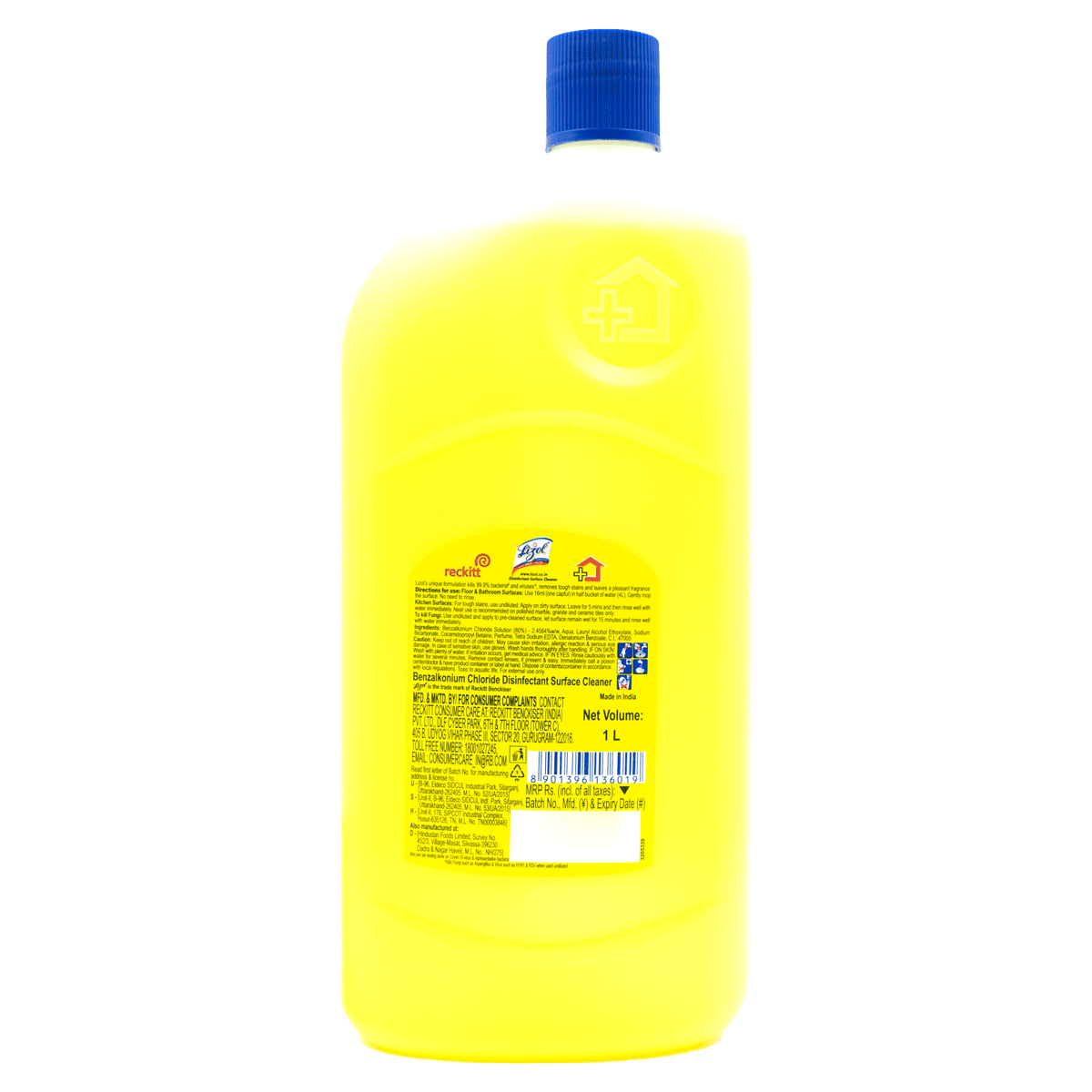 Lizol ALL IN 1 Disinfectant surface cleaner cirtus 
