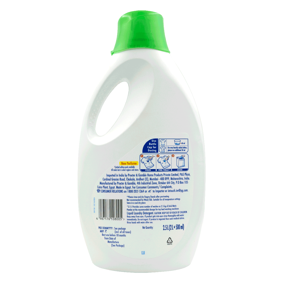 Ariel Matic Liquid Detergent Top Load Bottle
