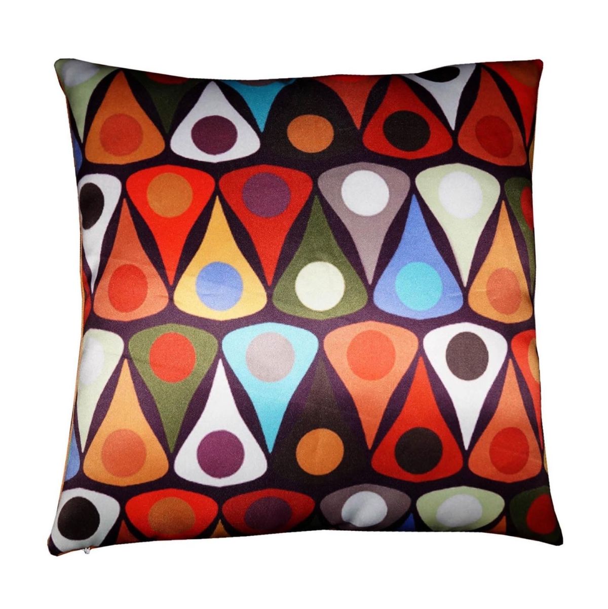 Lushomes Abstract Printed Cushion Covers for Sofa - 16 x 16 inch