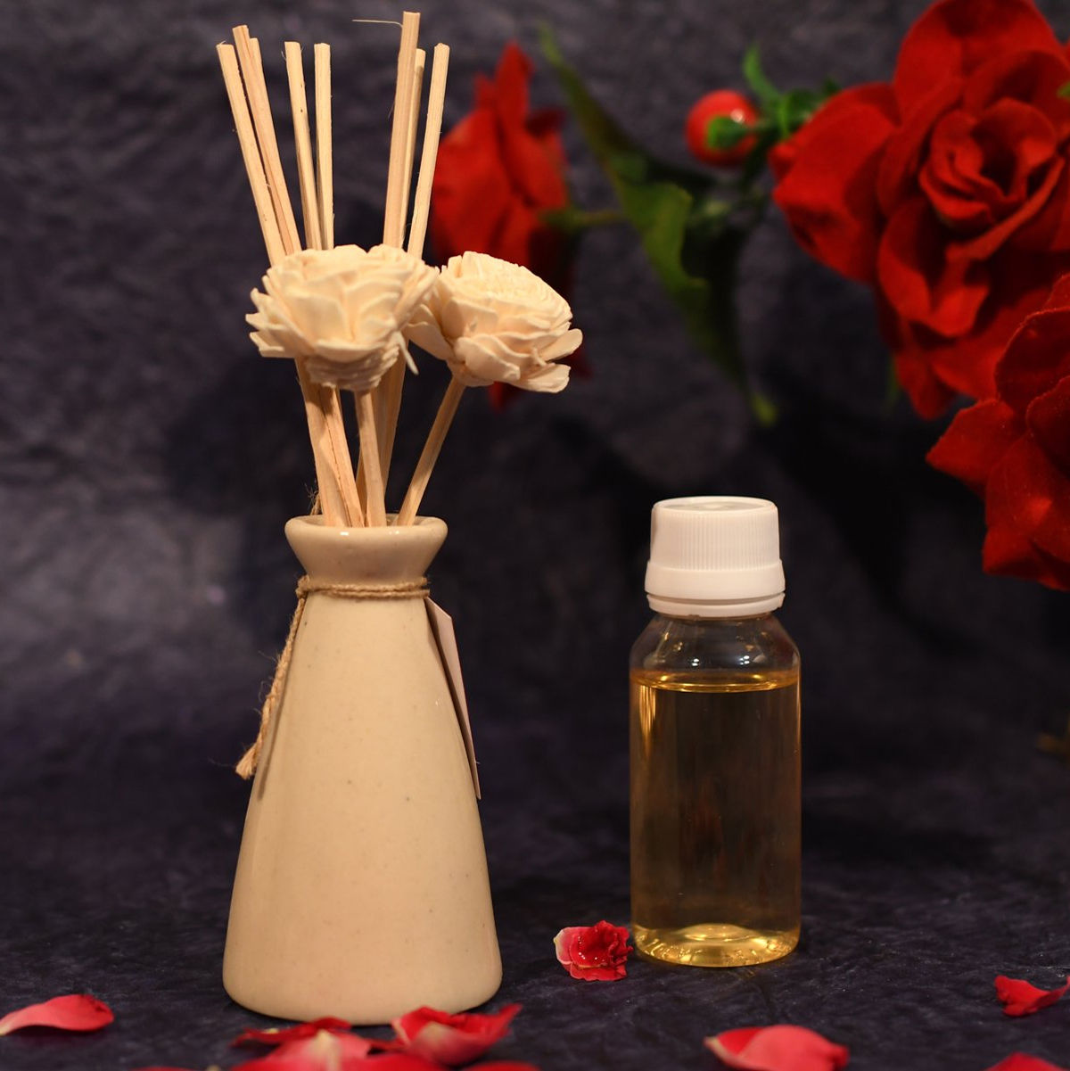 Samsidhi Reed Vannila Oil Diffuser Set