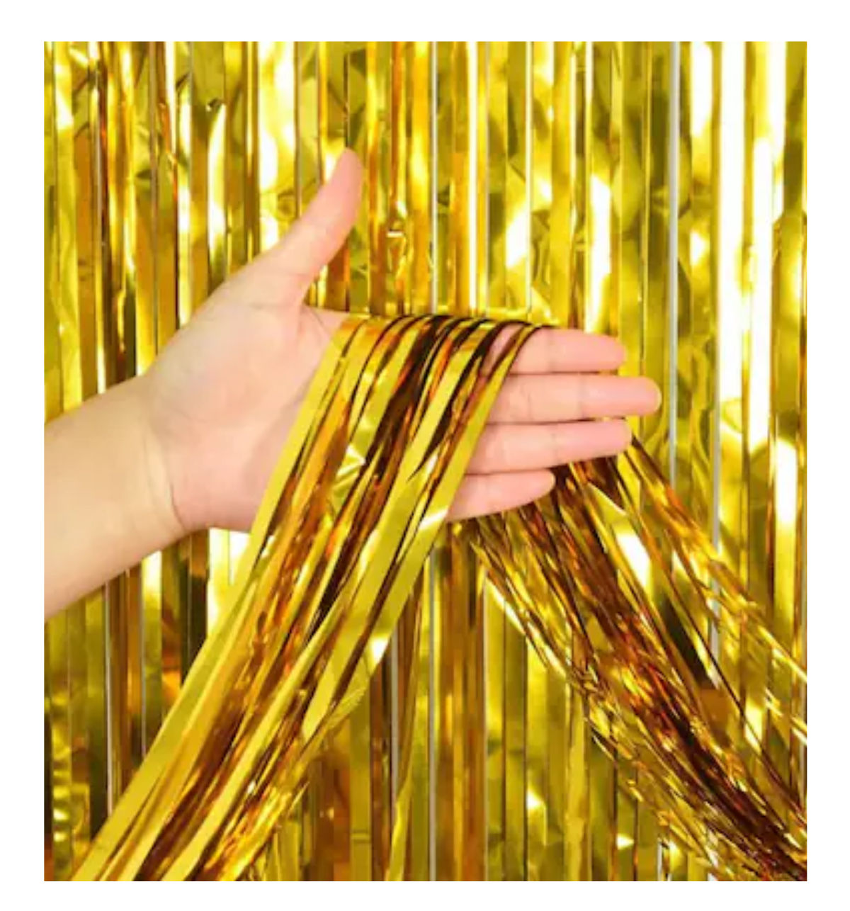 Let's Vybe Foil Curtain