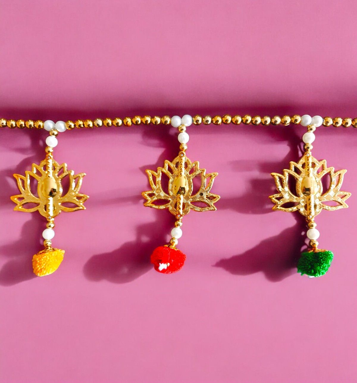 House Of Festivals Moti Toran - Multicolor | Lotus Design