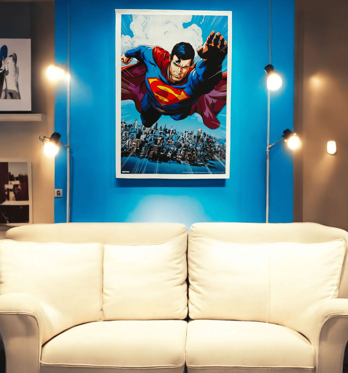 House Of Festivals Storming Through - Superman Official Poster