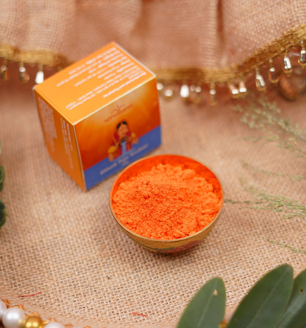 Chhath Puja Sindoor - Orange 