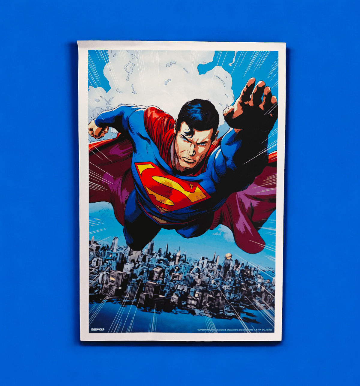 House Of Festivals Storming Through - Superman Official Poster