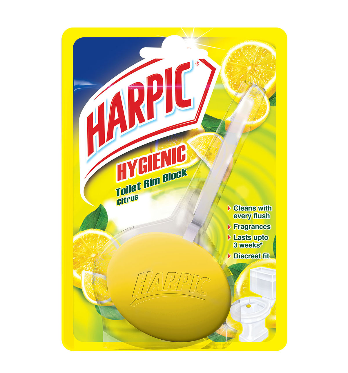 Harpic Toilet Rim Cleaner Blocks - Citrus 26 g Combo