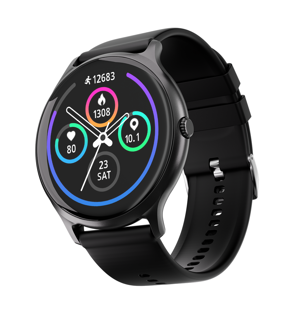 Fire-Boltt Phoenix Pro Smartwatch | 1.39" Display | BT Calling - Black