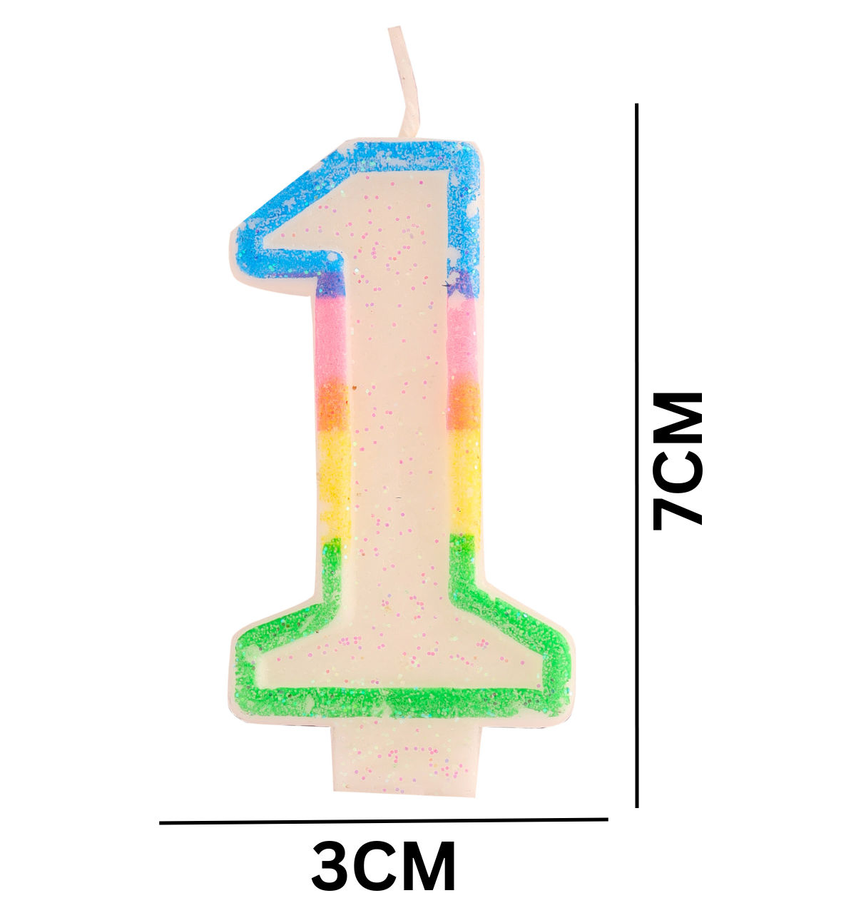 Let's Vybe Numeric Candle No 1