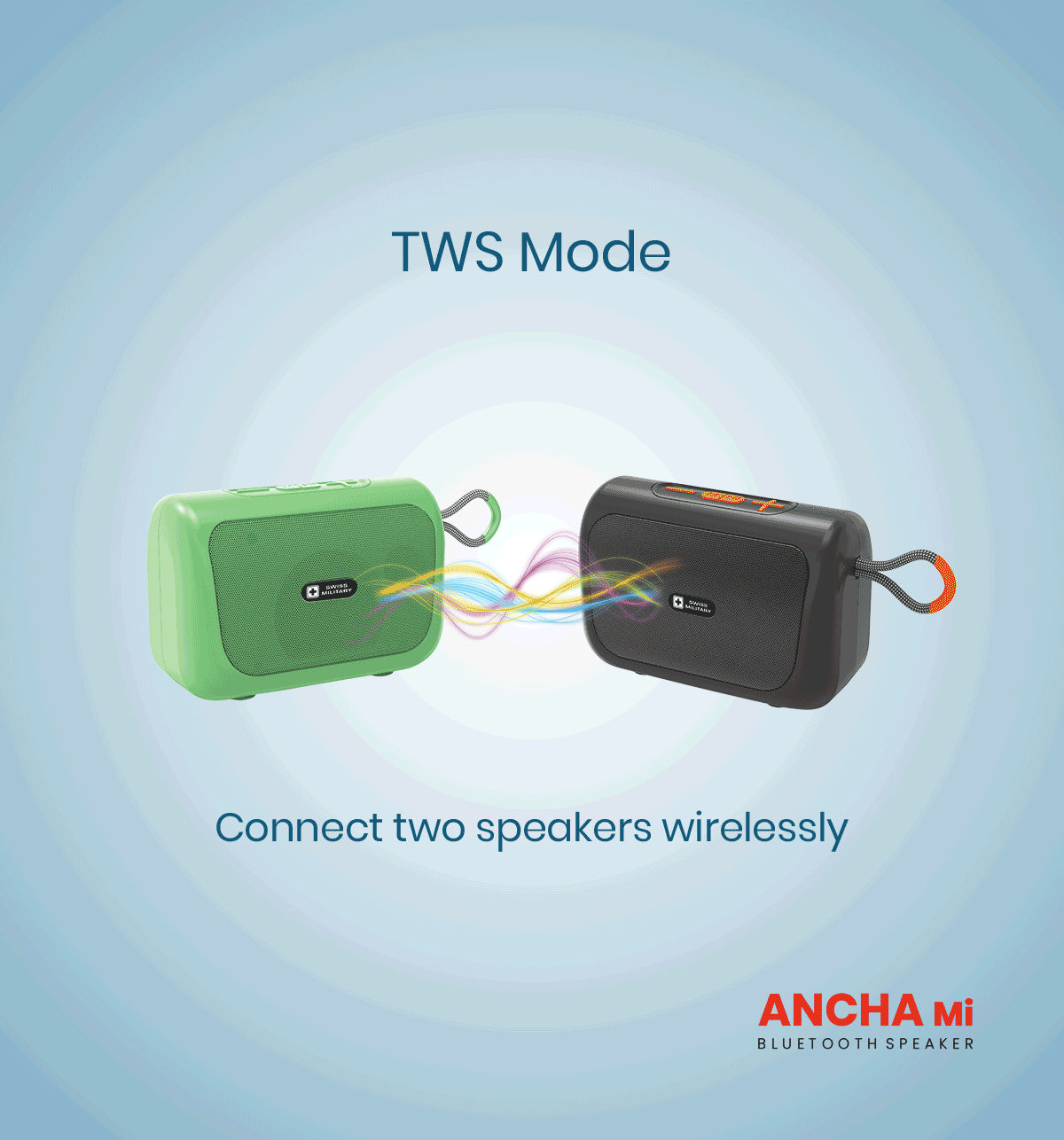 Swiss Military Audio Ancha Mi Speaker | Brown