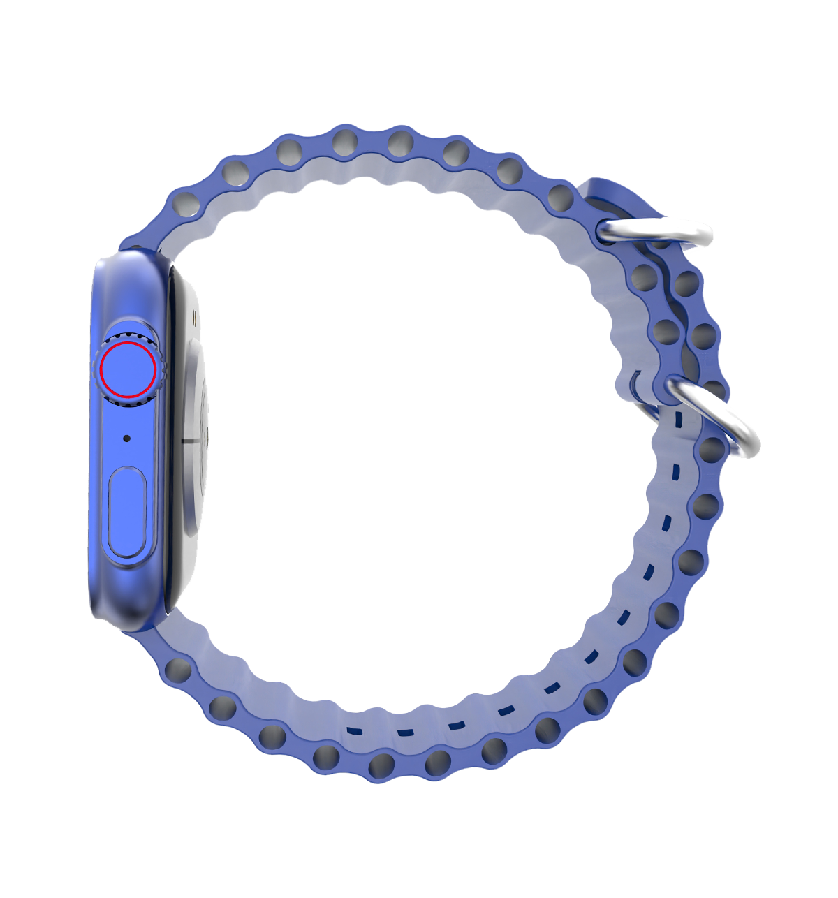 Fire-Boltt Supernova Smartwatch | 1.78" AMOLED Display | BT Calling - Blue