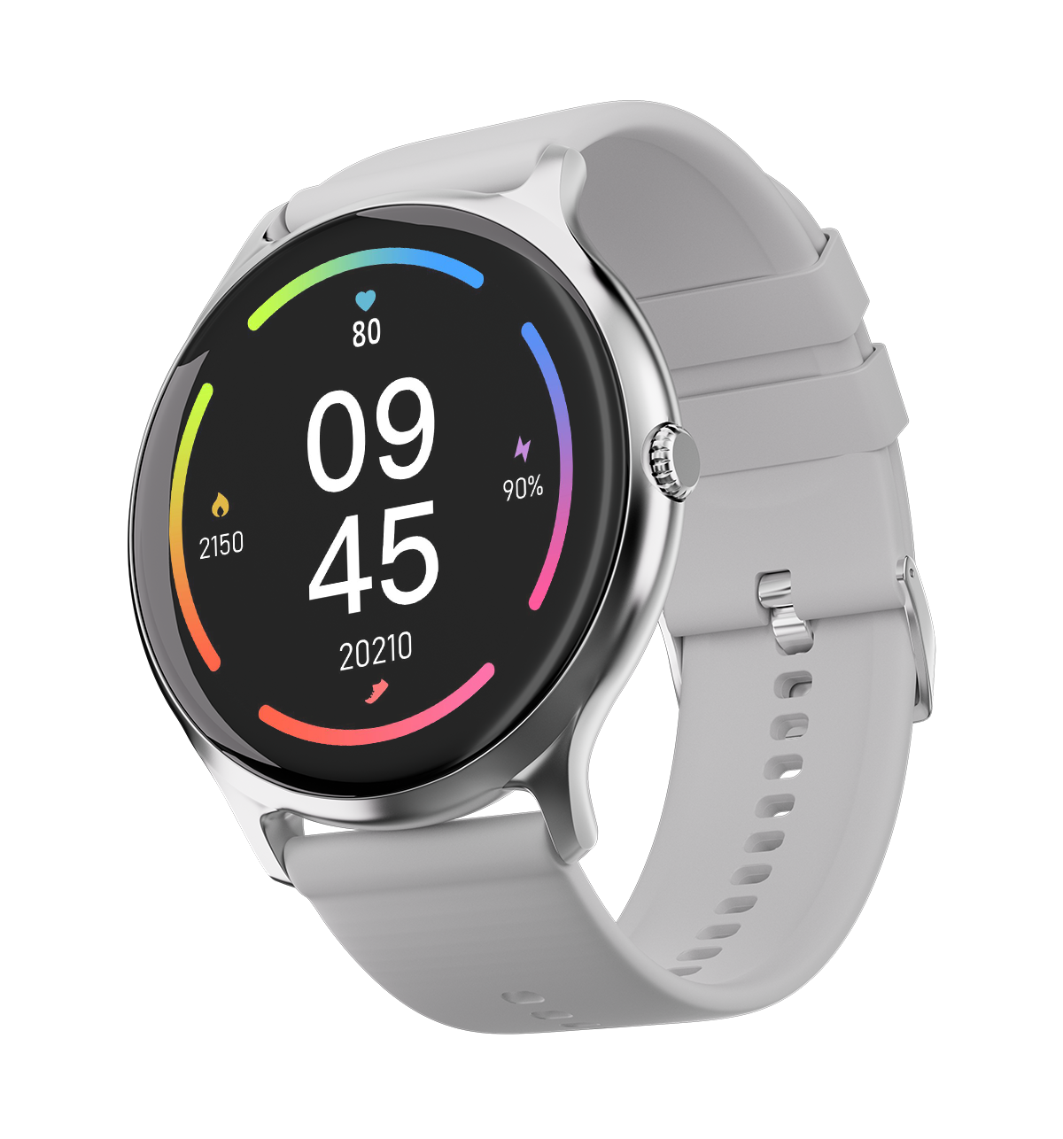 Fire-Boltt Phoenix Pro Smartwatch | 1.39" Display | BT Calling | Women's Edition - Silver Grey