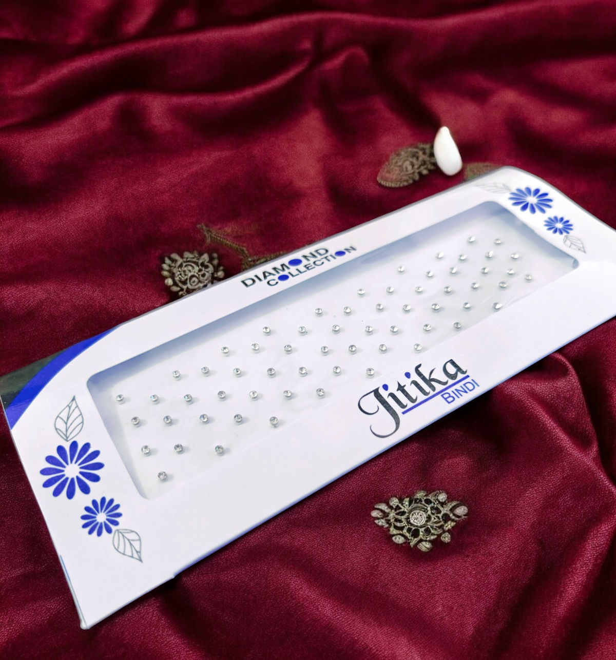 House Of Festivals White Diamond Cut Tiny Rhinestone Bindi