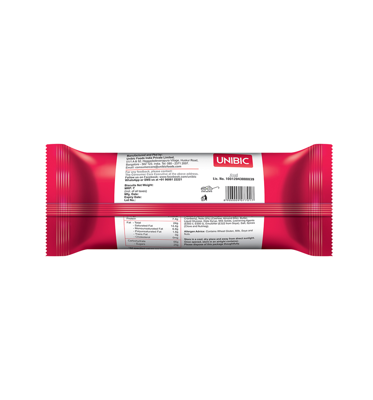 UNIBIC Fruit & Nut Cookies Combo
