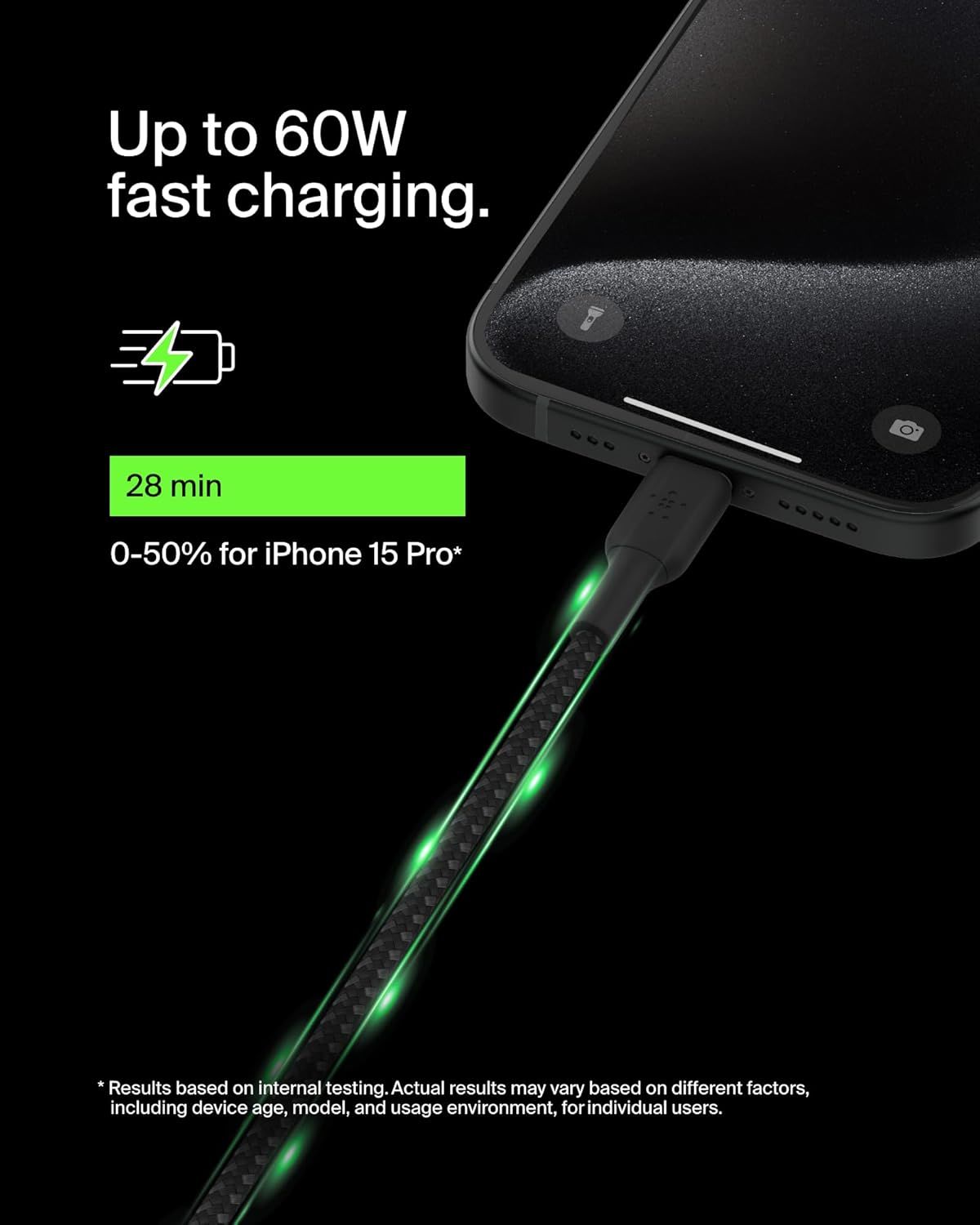 Belkin Braided USB-C To USB-C Cable | 1 m | Black