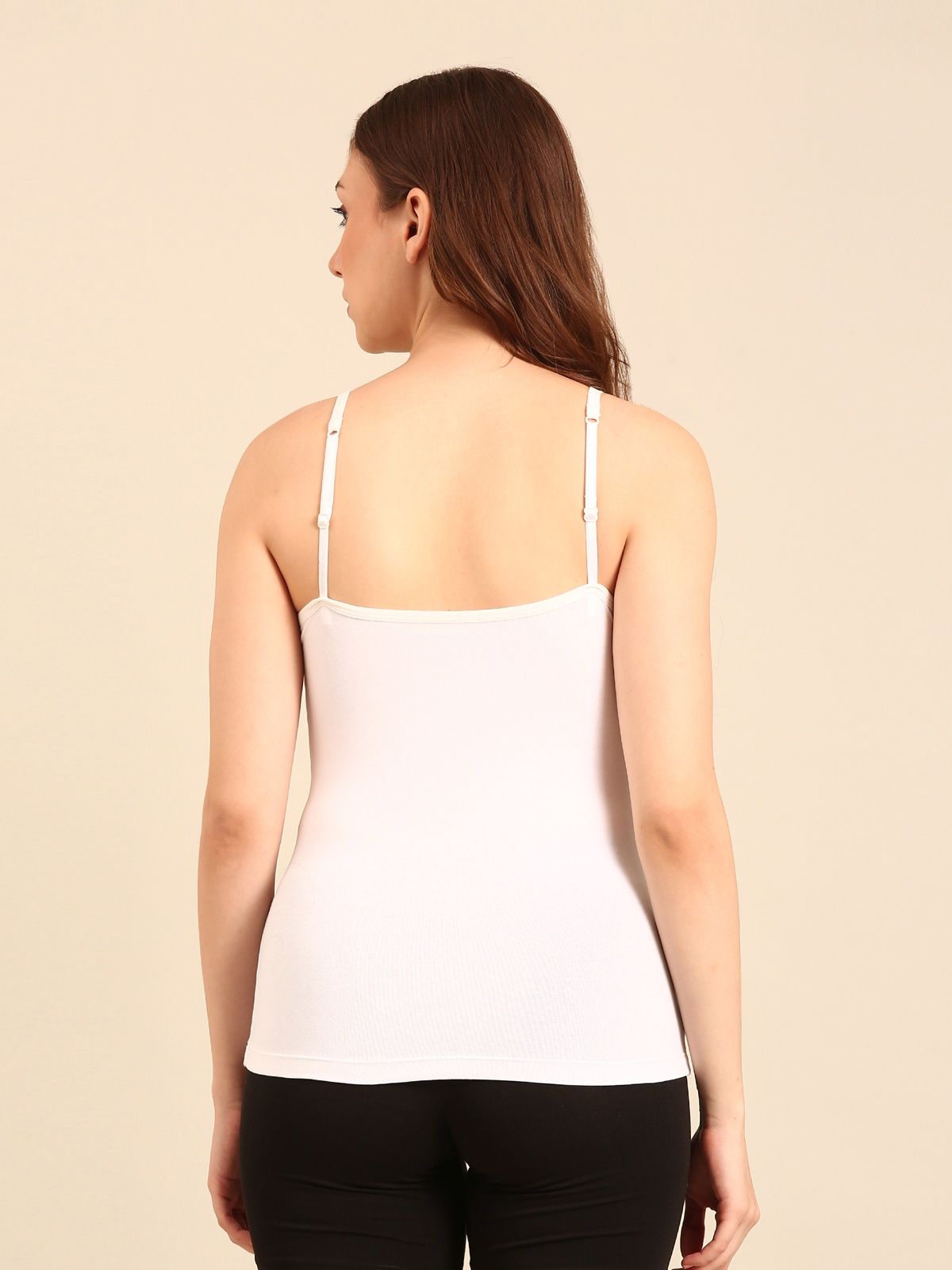 Pepe Jeans Premium Cotton Elastane Lace Camisole | Breathable And Comfortable, White, Xl