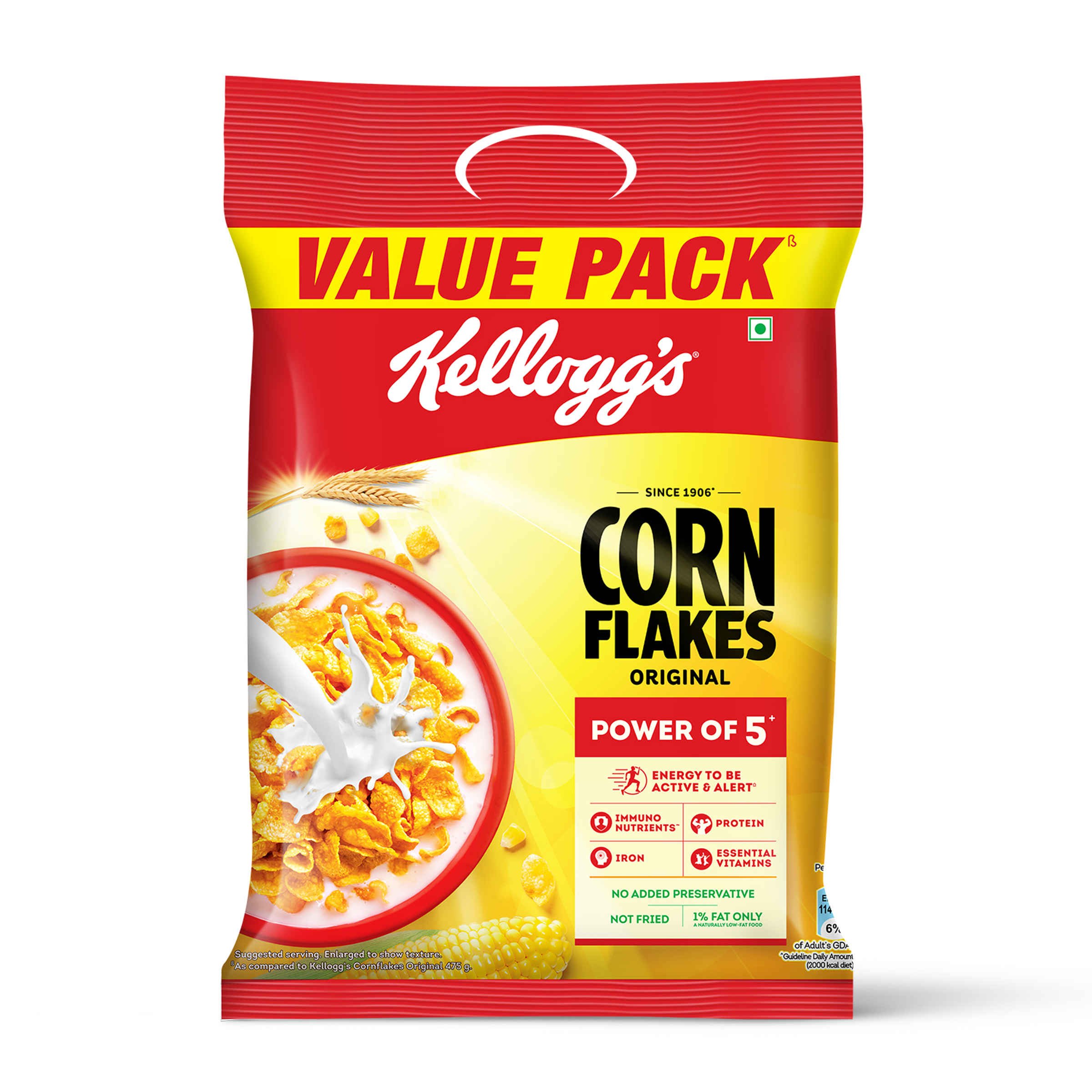 Back of pack - ingredients