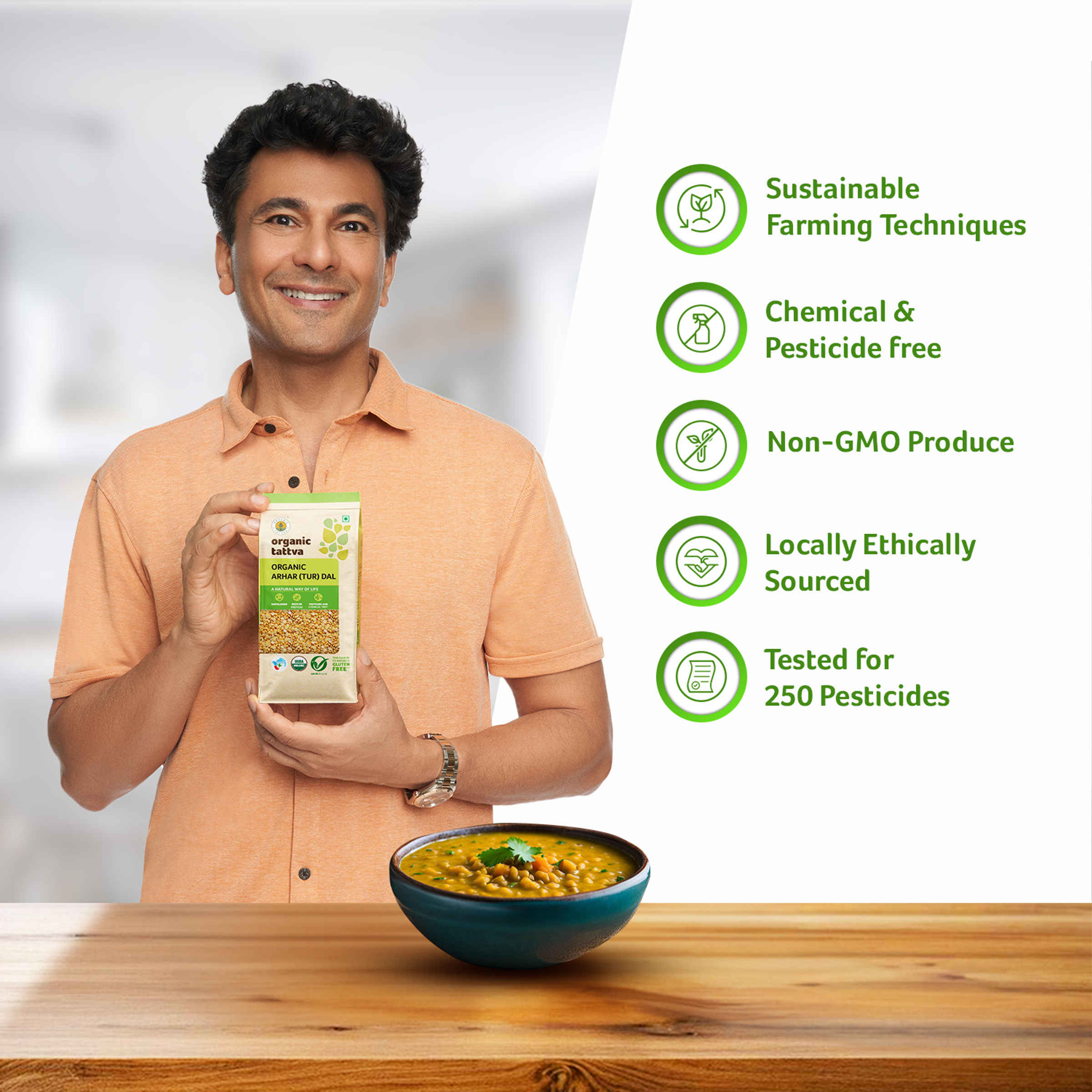 Organic Tattva Tur Dal Pouch - Image 7