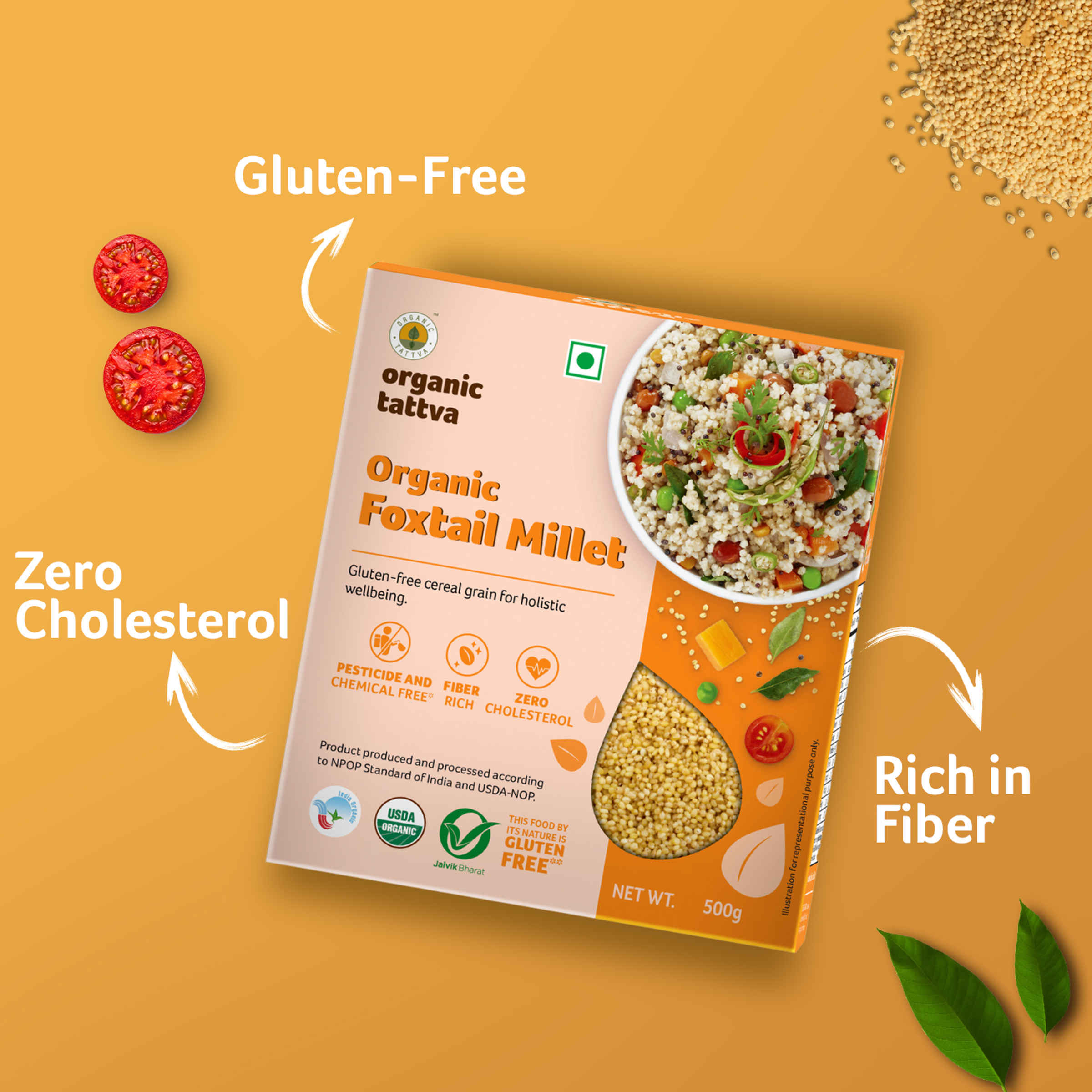 Organic Tattva Foxtail Millet | Cholesterol-free - Image 5