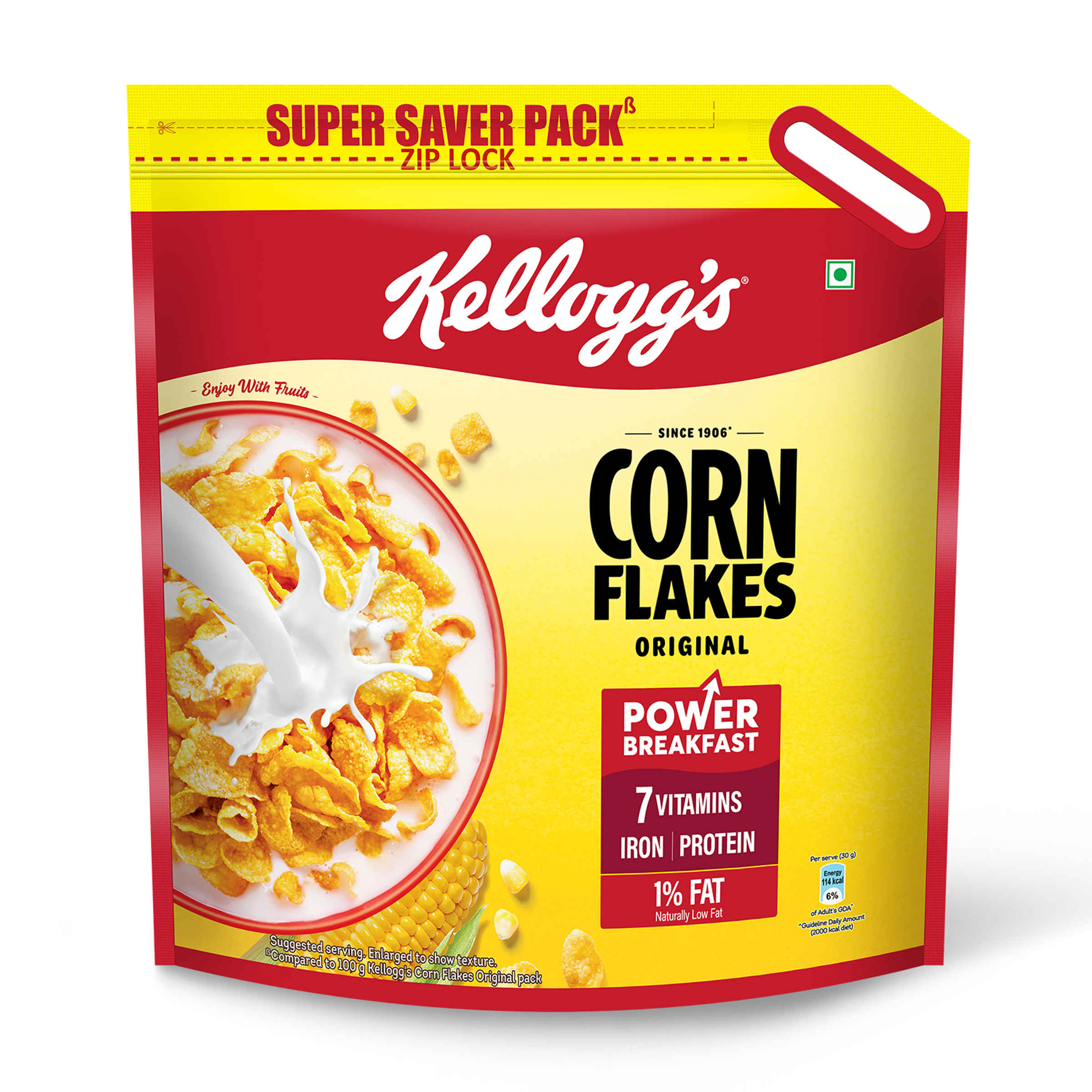 Back of pack - ingredients