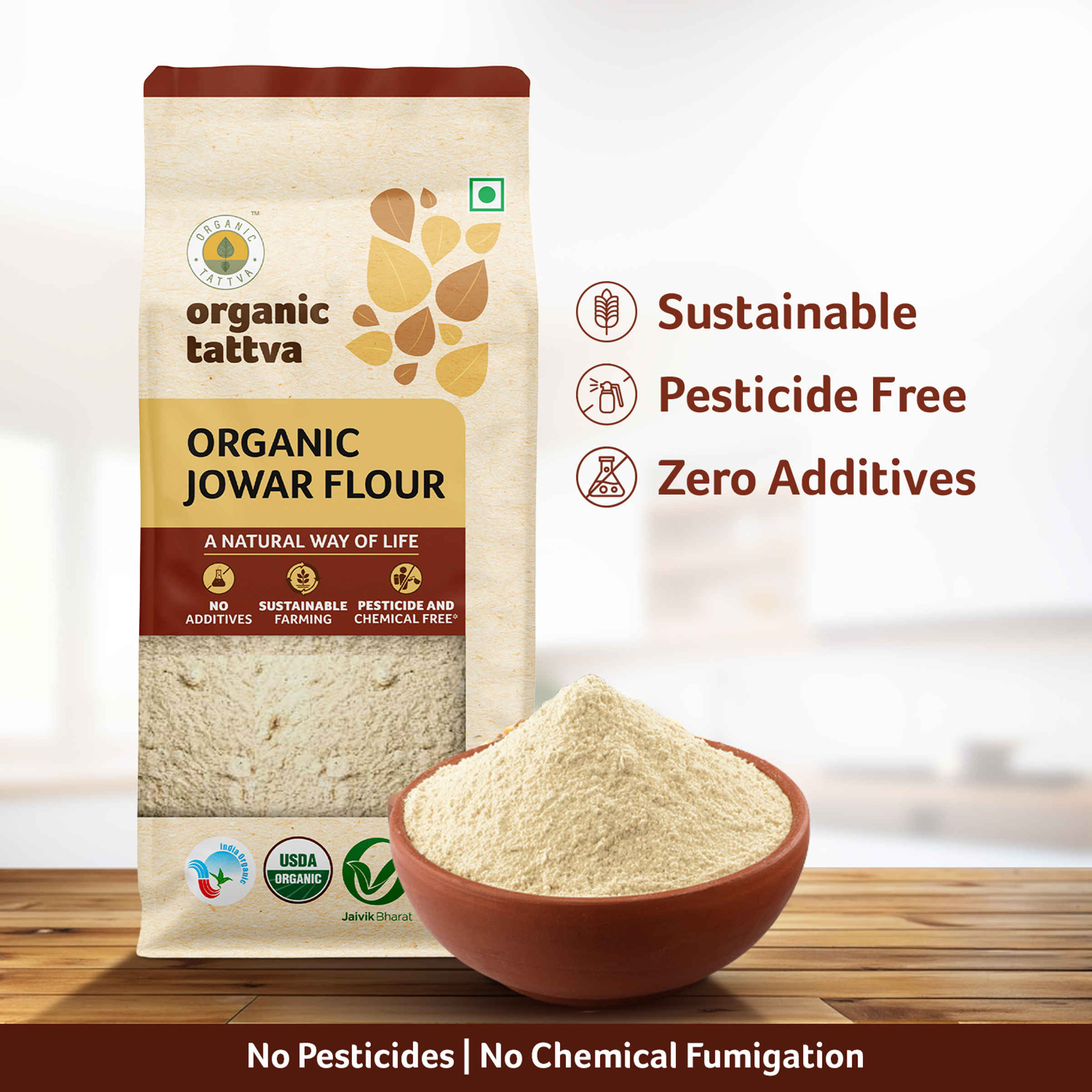 Organic Tattva Jowar Flour - Image 5