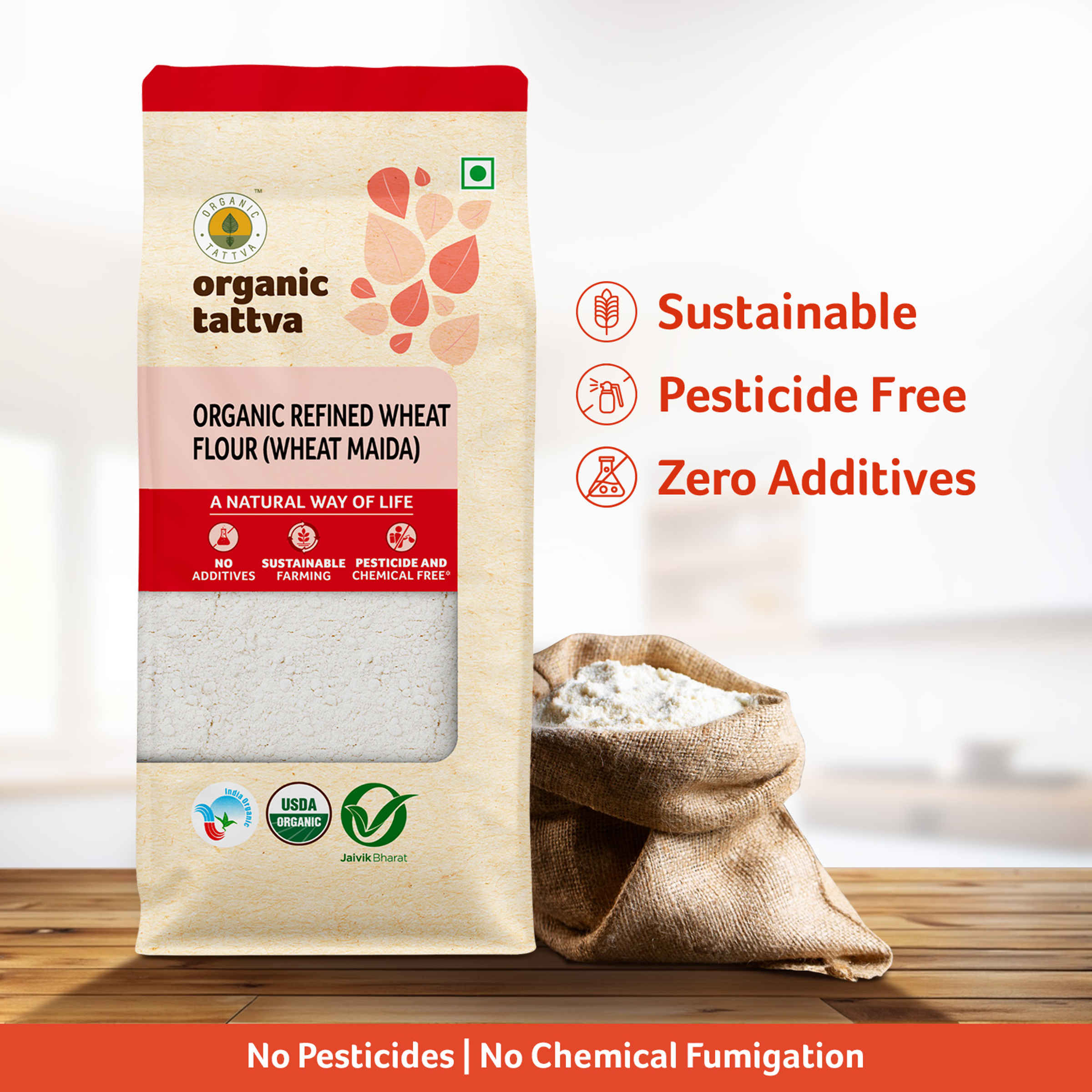 Organic Tattva Wheat Maida - Image 7