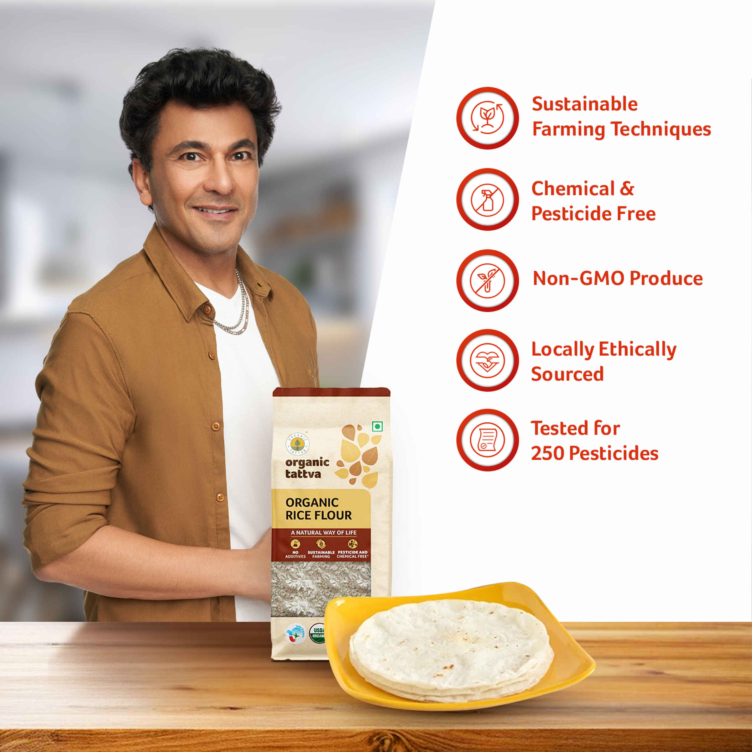 Organic Tattva Rice Flour - Image 5