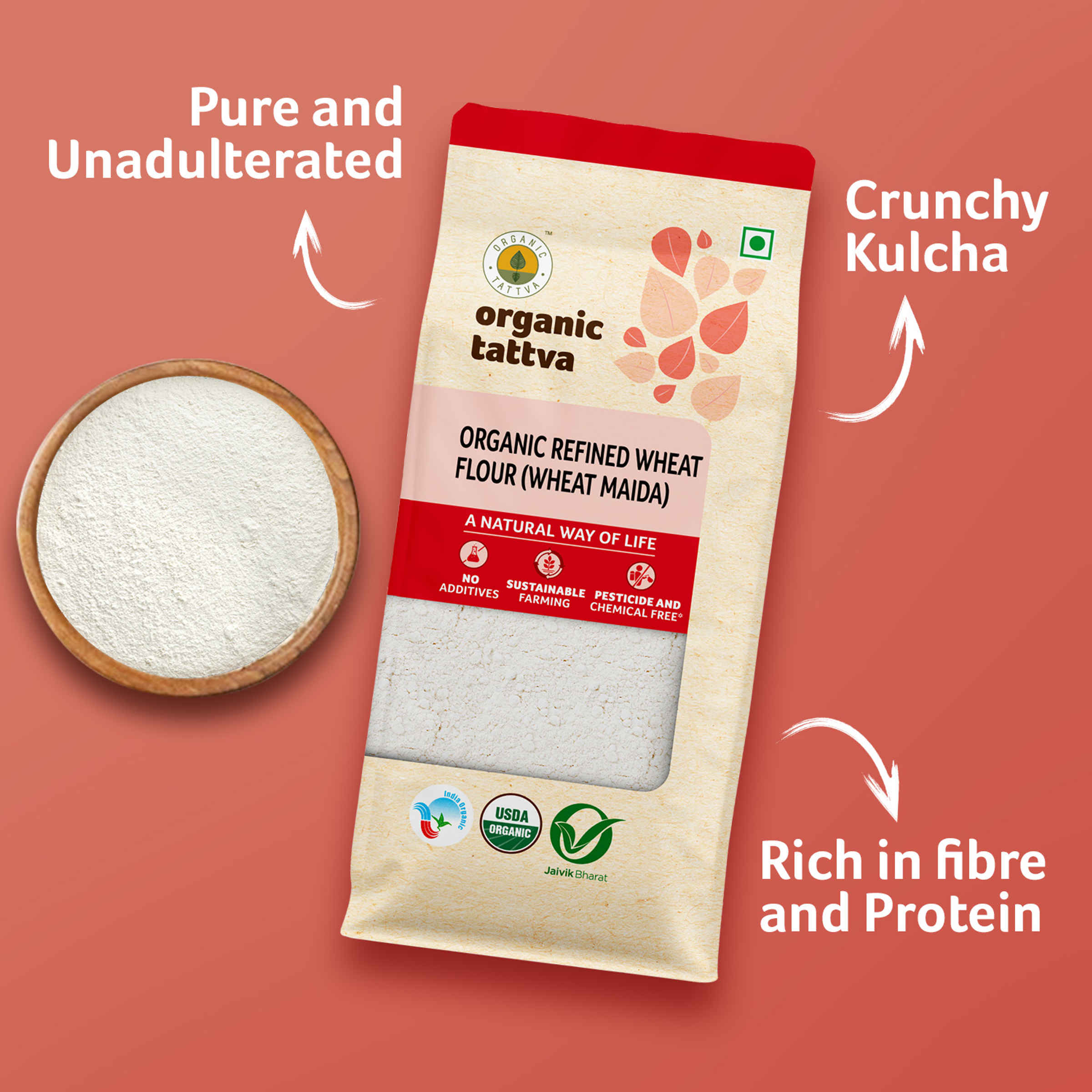 Organic Tattva Wheat Maida - Image 10