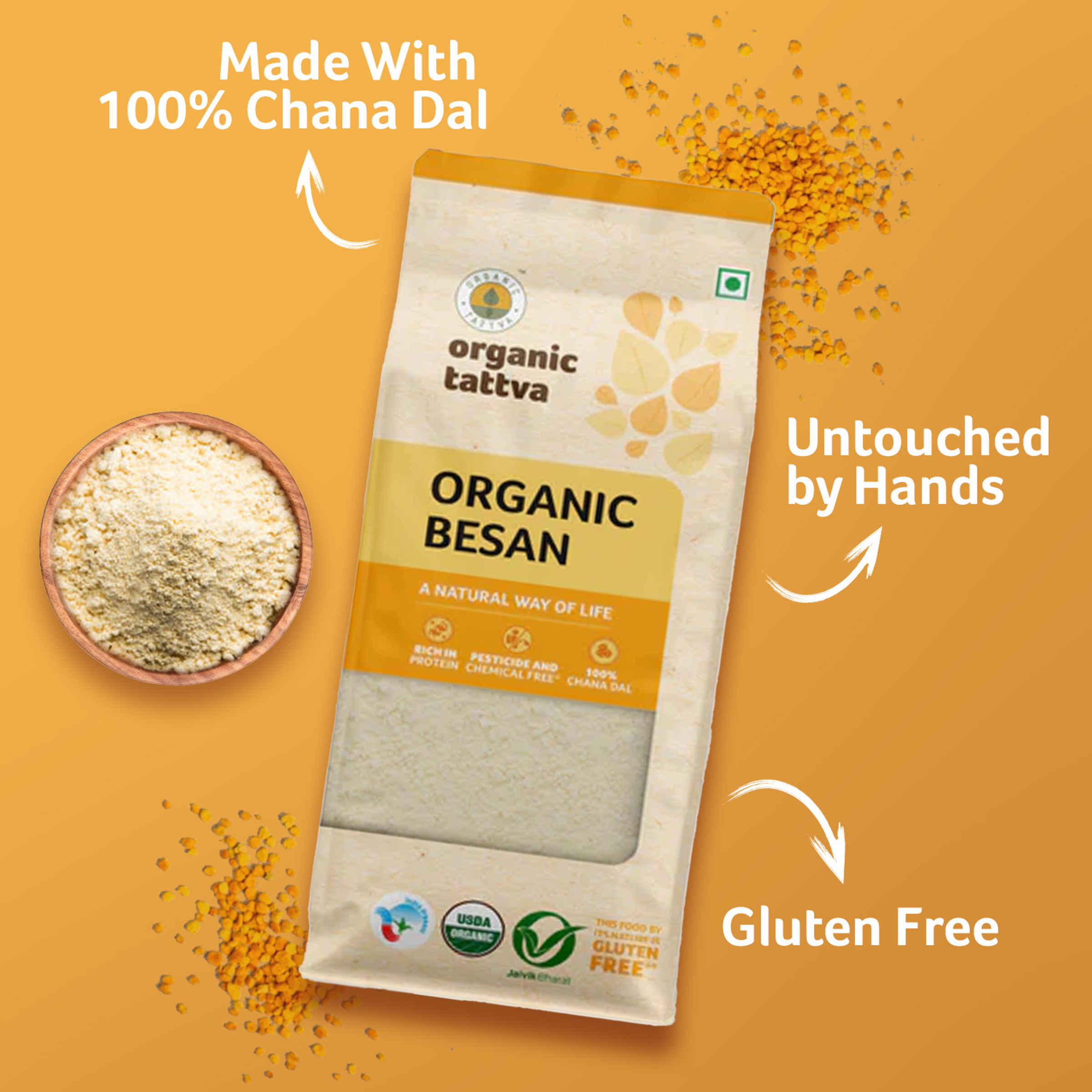 Organic Tattva Besan - Image 5