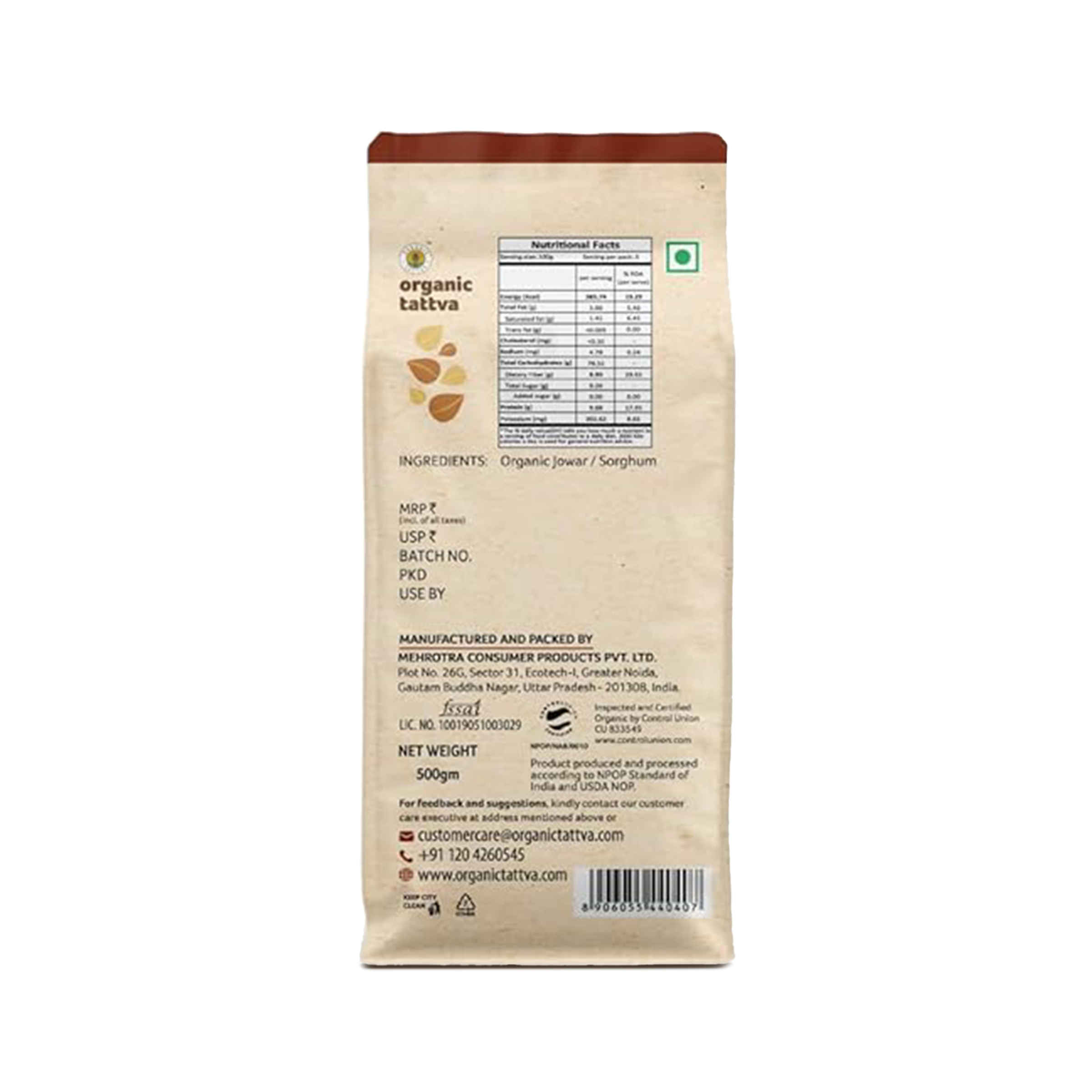 Organic Tattva Jowar Flour - Image 4